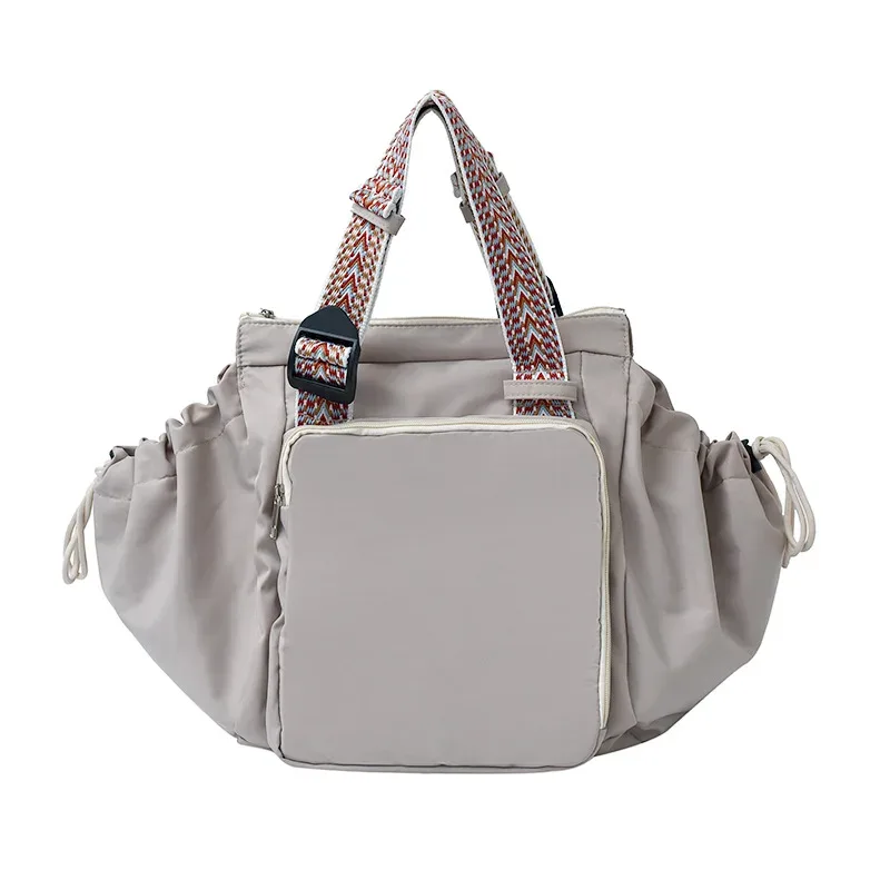 sac à dos imperméable résistant à l'usure, avec poches latérales à cordon de serrage, compartiment de rangement, sac d'extérieur