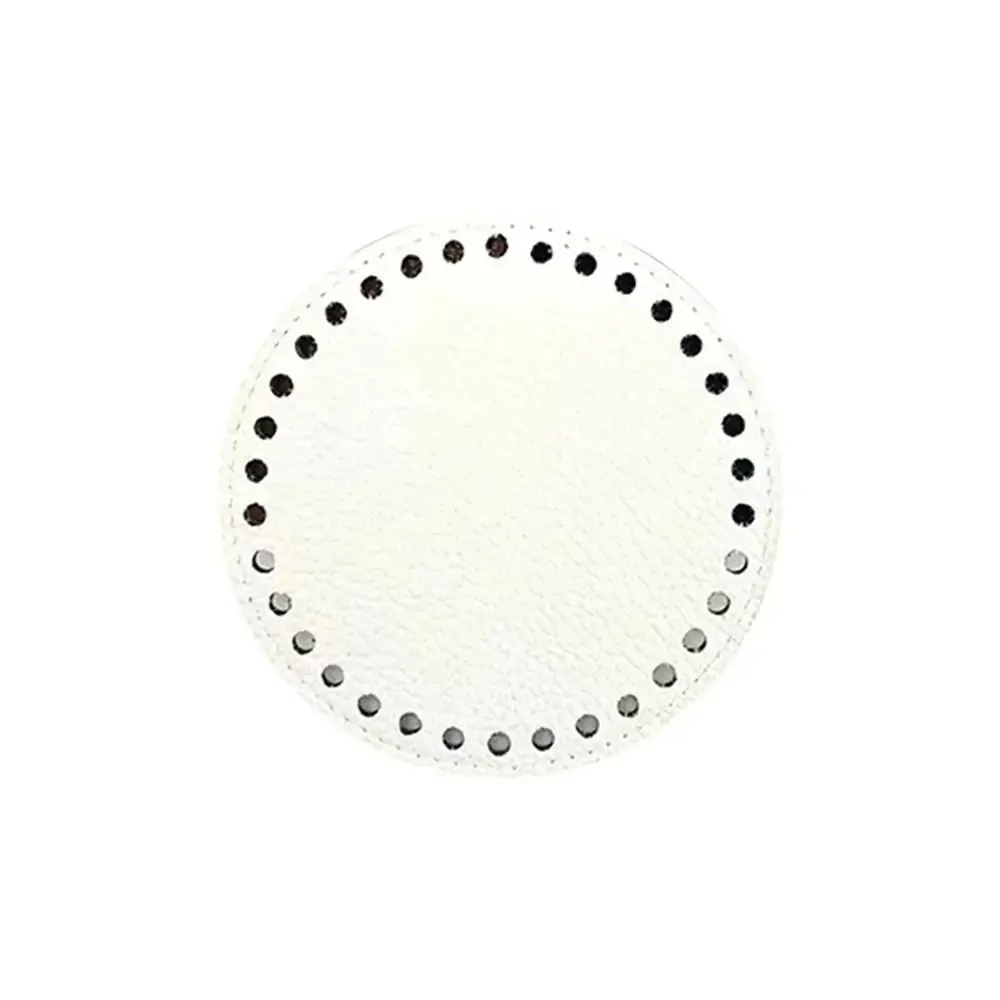 pièces de sac en cuir faites à la main, fond de sac rond, accessoires de bricolage, sacs à bandoulière initiés, nouveau, 12cm