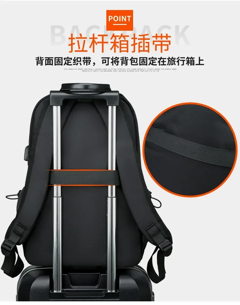 sac à dos d'affaires pour hommes, sacs à dos d'extérieur oxford grill, sac d'ordinateur, sac de voyage pour étudiants de loisirs, cartable