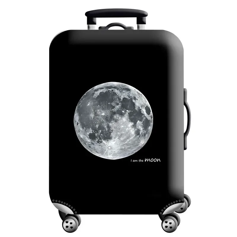 housse de protection pour bagages en tissu extensible, étui anti-poussière pour bagages, adapté à la valise de 18 à 32 pouces, organisateur de voyage