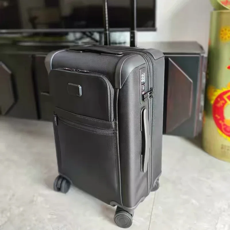 valise de voyage de luxe en nylon et tissu oxford, bagage cabine avec serrure à combinaison, idéale pour les affaires, en toile, avec roulettes