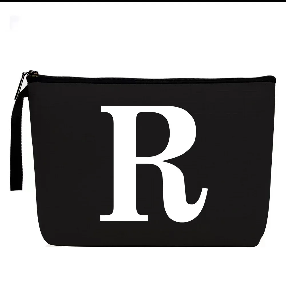 sac à cosmétiques à motifs de lettres, trousse de maquillage, organisateur d'articles de toilette, pochette de rangement de lavage, étui de maquillage pour cadeaux de mariage