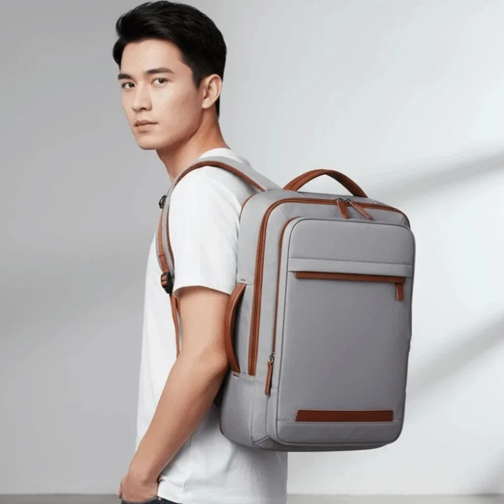 sac à dos pour ordinateur portable de grande capacité, multi-poches, résistant à l'usure, extensible, en maille respirante, anti-éclaboussures d'eau