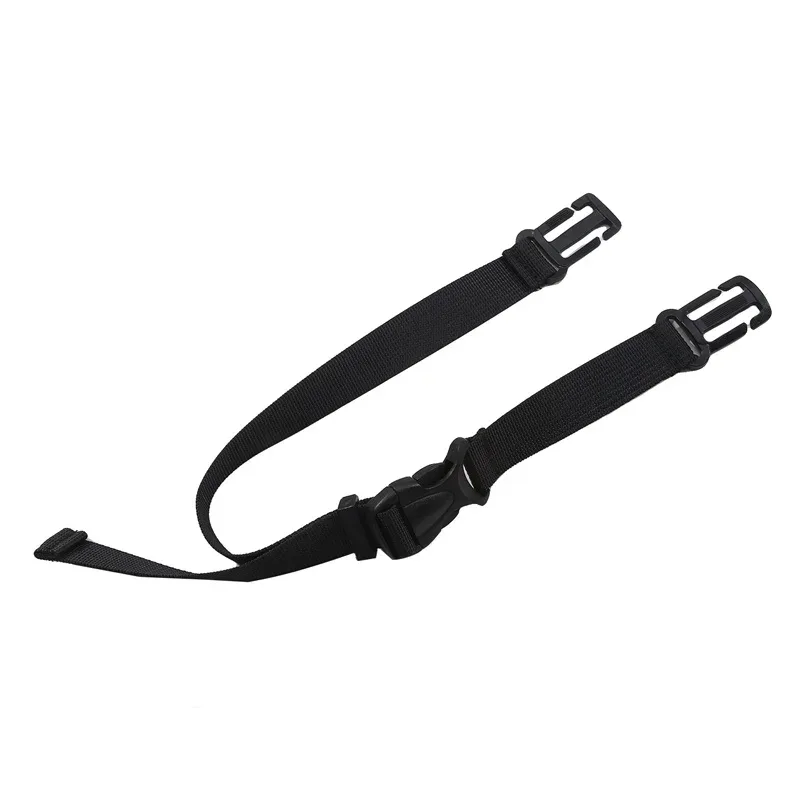 sangle de poitrine réglable noire pour sac à dos, boucle antidérapante, clip multifonctionnel, sangle d'épaule pour bagages.