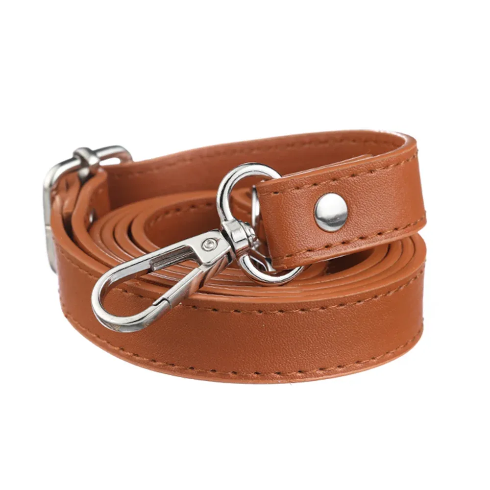 ceinture réglable double couche pour femme, sangles de sac à bandoulière, poignées de remplacement amovibles, cuir pu, environnement de sac à main avec structure dorée, 138cm