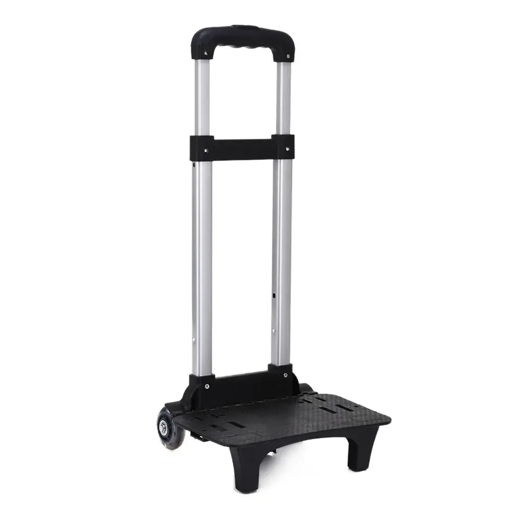 chariot de voyage pliable pour bagages, chariot à roulettes durable avec poignée télescopique, support pour sac à dos d'étudiant, chariot pour sac de transport d'animaux