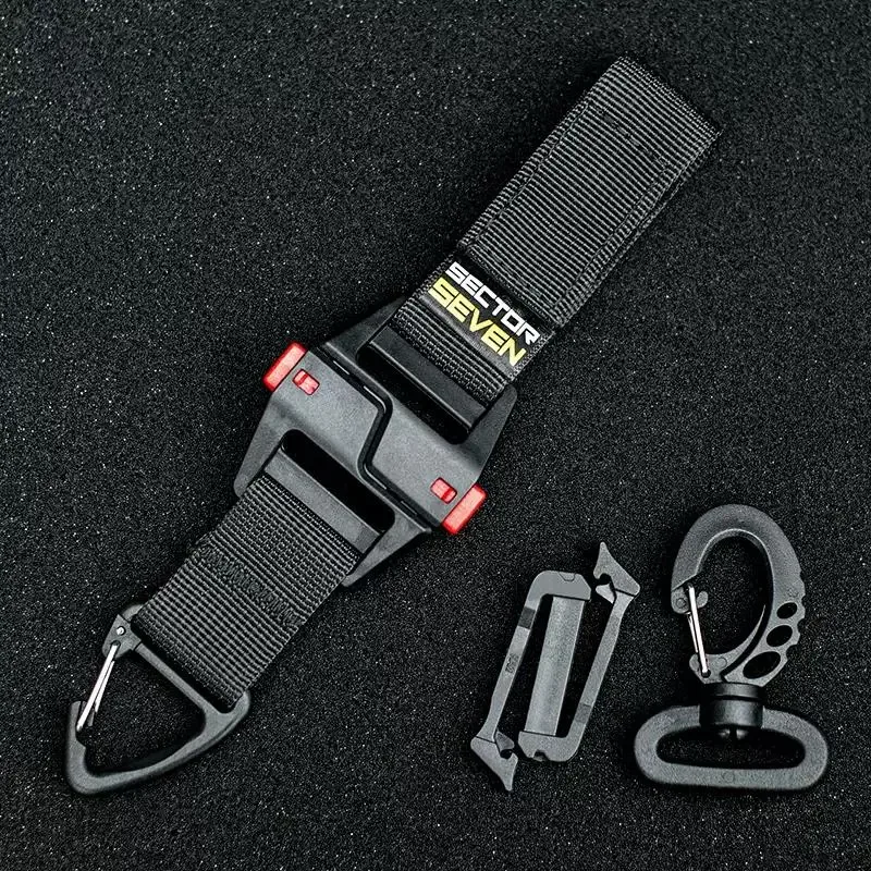 fermoir à crochet de ceinture à dégagement rapide dulmagnetic, accessoires de sac à dos de survie en plein air, cintre de sangle de sac techwear, multifonction