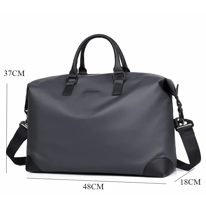 sac à bandoulière fourre-tout de voyage unisexe, sac à main séparé sec et humide, compartiment de grande capacité, sac de gymnastique de yoga, fourre-tout léger de fitness