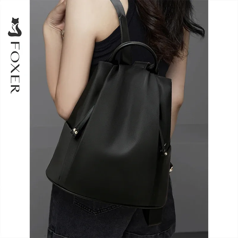 sac à dos en tissu foxer pour femme 2026 – sac à bandoulière tendance avec poignée supérieure pour étudiantes – cadeau idéal pour les universitaires