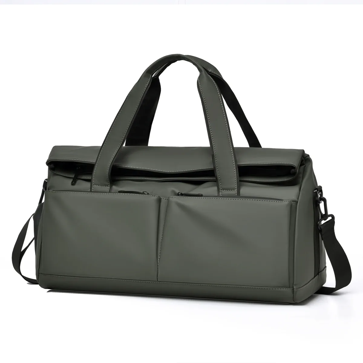 sac de voyage sportif de grande capacité, résistant à l'usure, avec compartiments séparés pour articles humides et secs et compartiment à chaussures indépendant, sac de fitness unisexe à porter à la main ou en bandoulière
