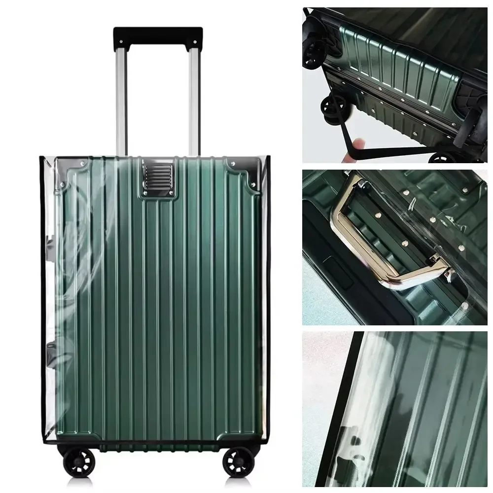 housse de protection transparente et imperméable pour bagages de voyage de 18 à 30 pouces, housse de protectio