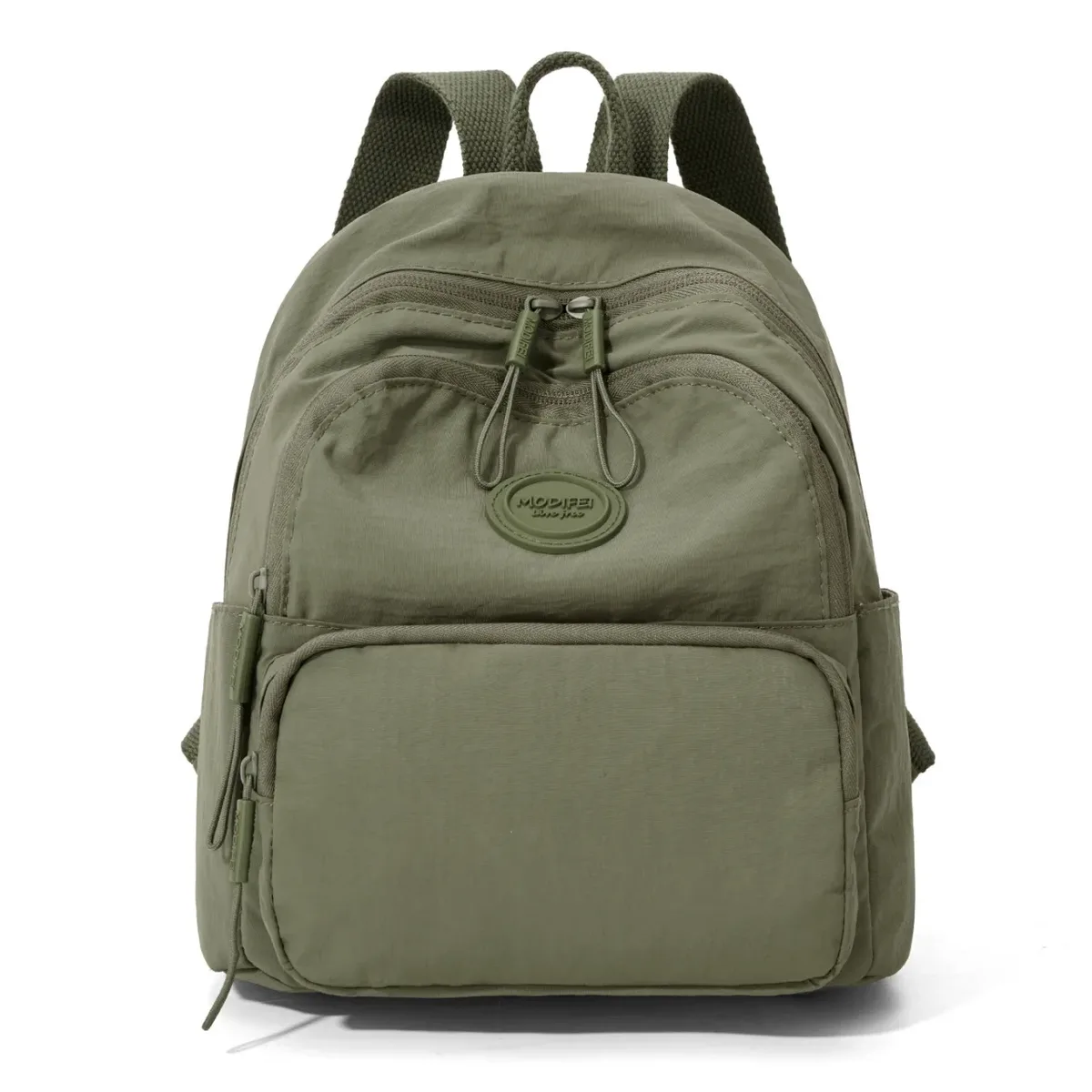 sac à dos simple de style coréen pour femmes, couleur unie, tendance, grande capacité, sacs à bandoulière pour étudiants