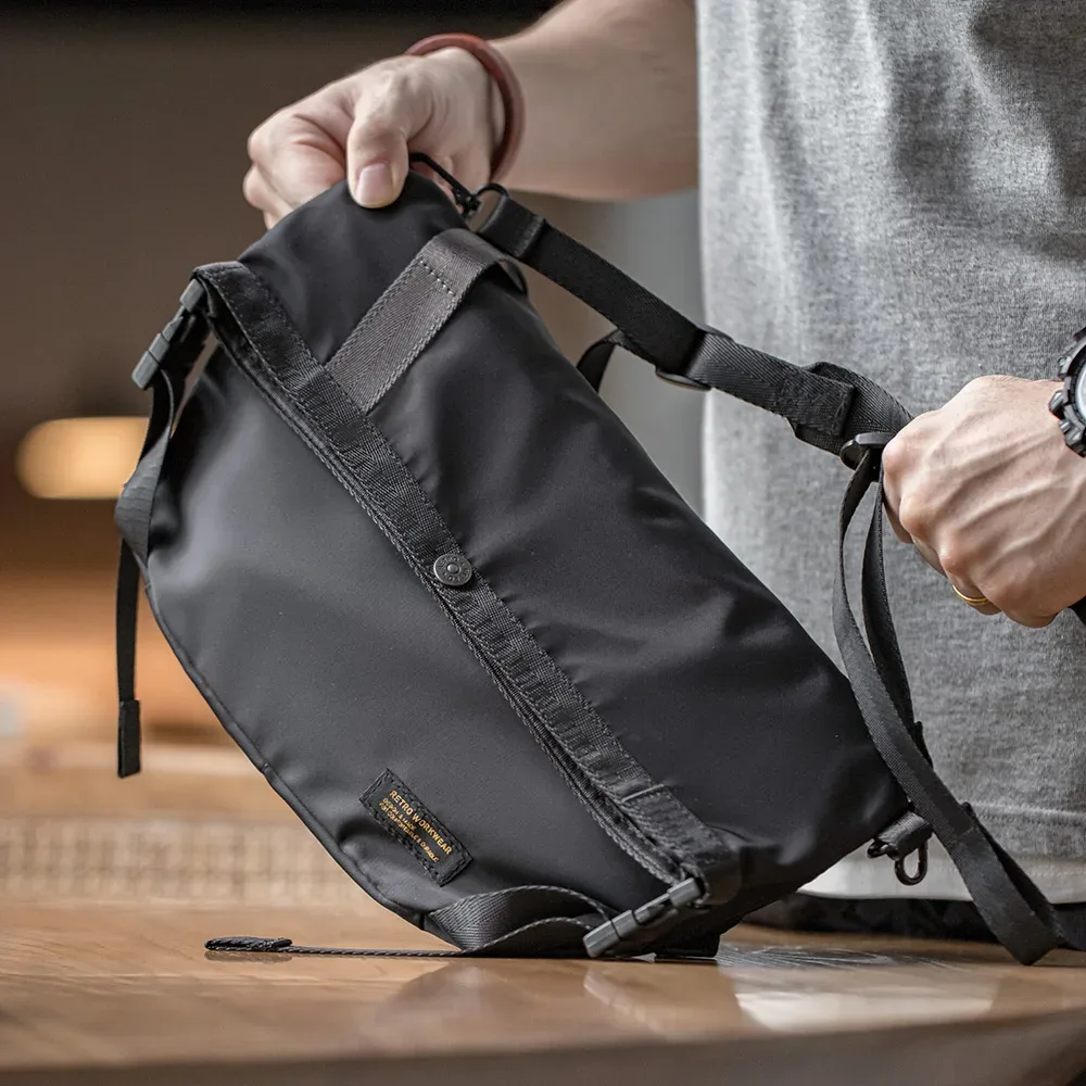 maden-sacs à bandoulière de grande capacité pour hommes, sac de messager initié, sangle réglable, multifonctionnel, extérieur, randonnée, cyclisme, voyage