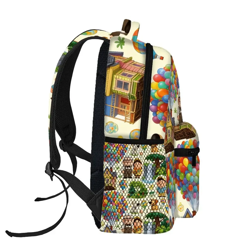 sac à dos imprimé up movie, sac d'école avec personnage carl russell dug pour adolescents, sac de voyage léger