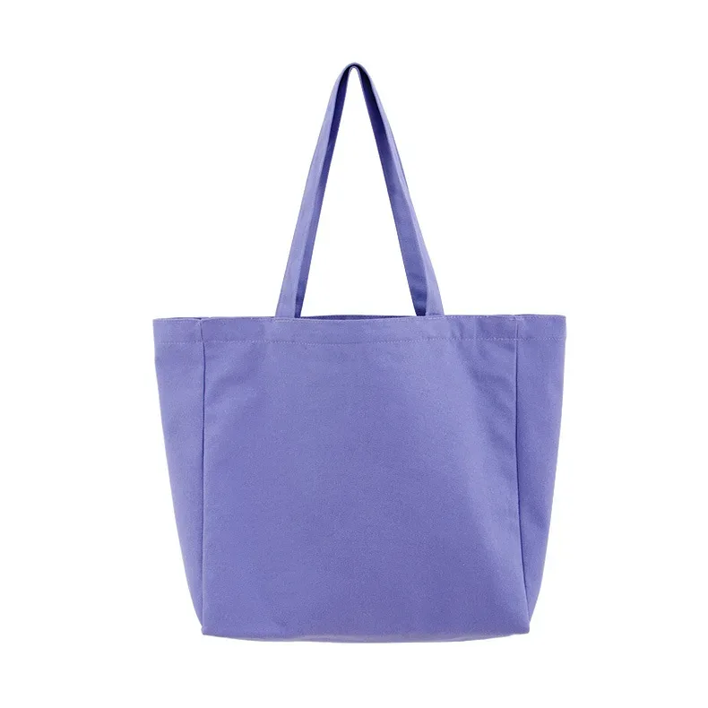 sacs fourre-tout en toile vierges avec impression de logo personnalisé, sacs de courses réutilisables, sacs à bandoulière haut de gamme écologiques
