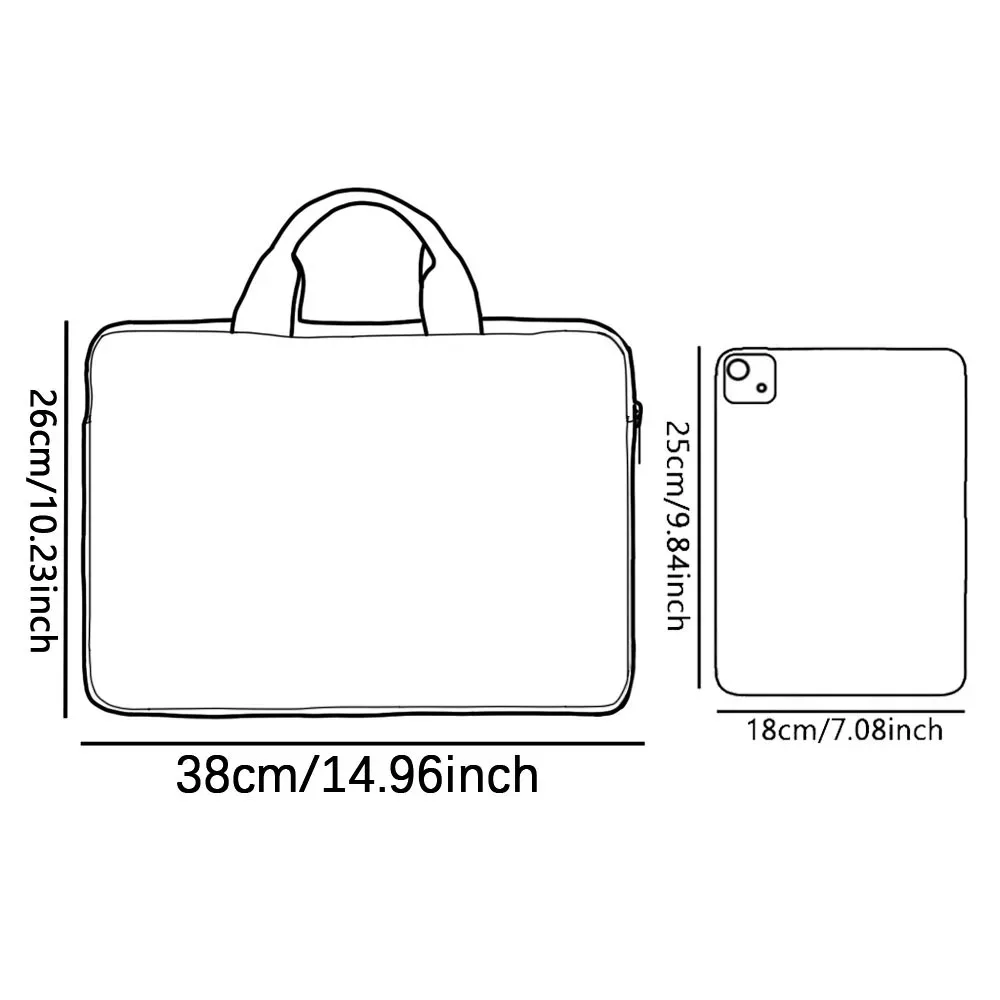 un ensemble, deux styles, housse pour ordinateur portable à motif floral, sacoche, adaptée aux ordinateurs portables de 14 pouces