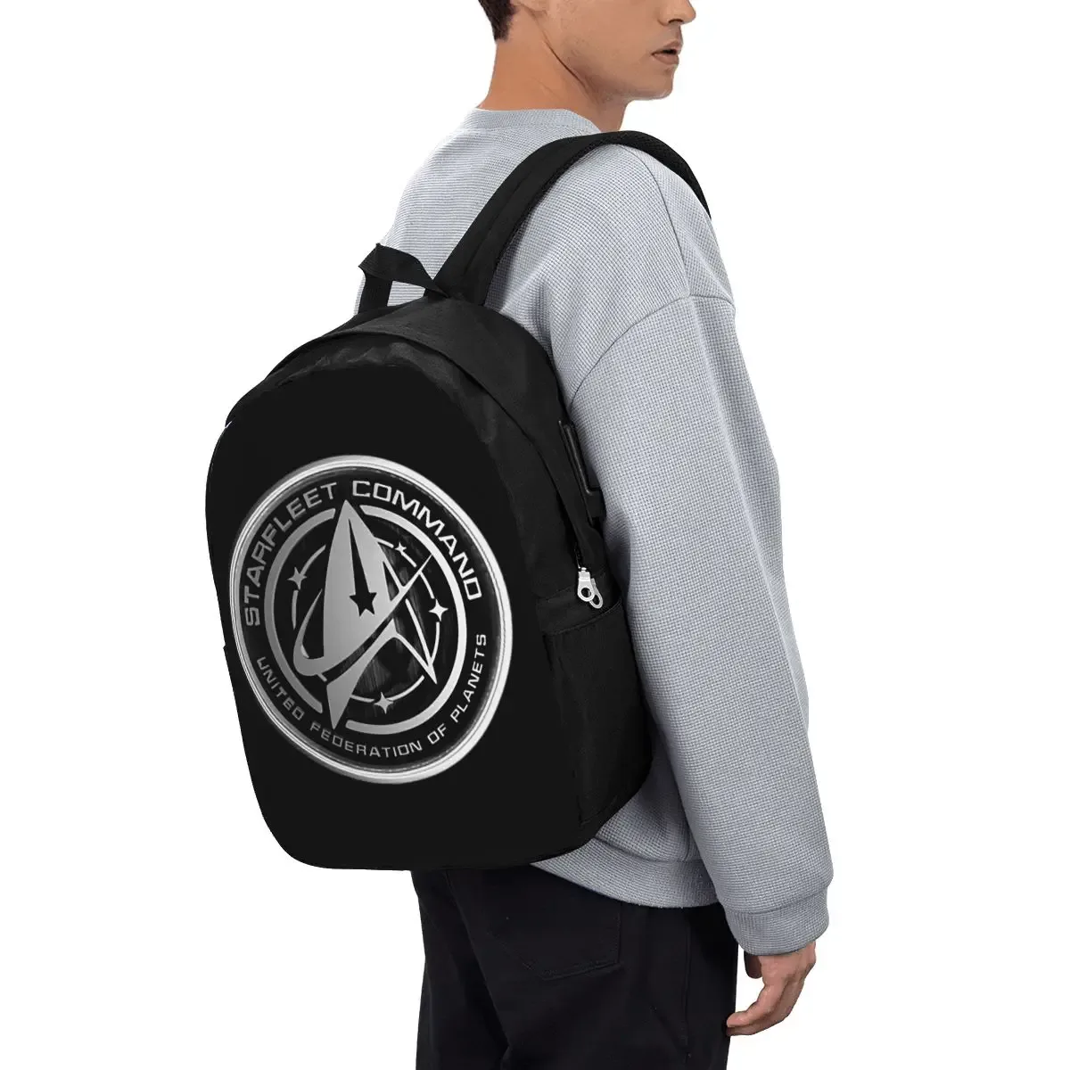 sac à dos star treks science fiction tv series, sac de voyage pour ordinateur portable, sac d'école pour étudiants, sac à bandoulière pour ordinateur portable