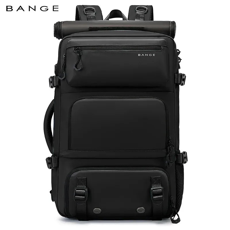 bange-sac à dos extensible pour homme, imperméable, pour ordinateur portable, grande capacité, randonnée, voyage, 17.3 pouces