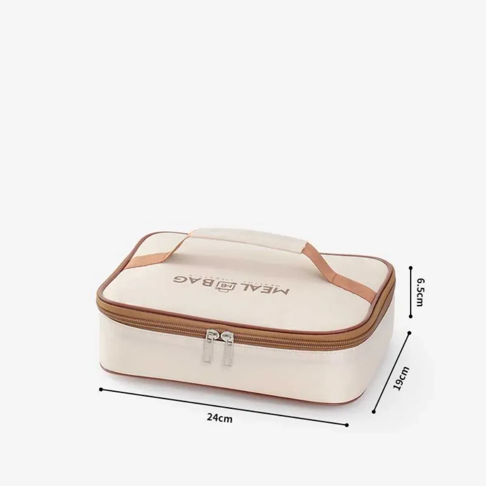 sac de rangement pour boîte à déjeuner en papier d'aluminium, sac d'isolation thermique épais et isolé, sac de glace portable étanche de grande capacité