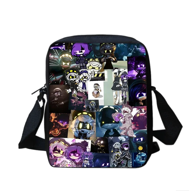 murder drones garçons et filles dessin animé imprimé sac à bandoulière enfants fourre-tout décontracté sac de téléphone hommes et femmes sac à provisions meilleur cadeau d'anniversaire