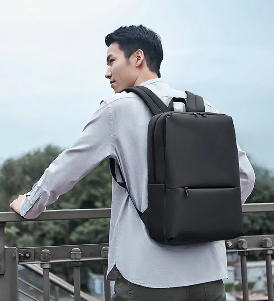 xiaomi-sac à dos d'affaires classique pour hommes et femmes, sac pour ordinateur portable, grande capacité, voyage, mode 2