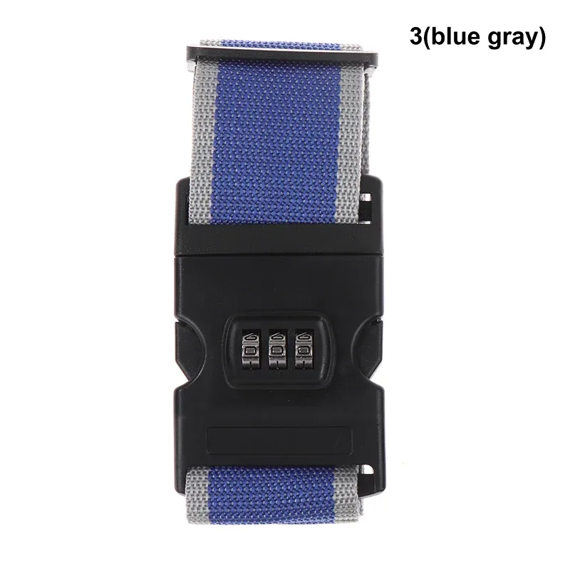 sangle d'emballage en nylon durable pour bagages de voyage, serrure sécurisée pour valise, ceinture, 1pc