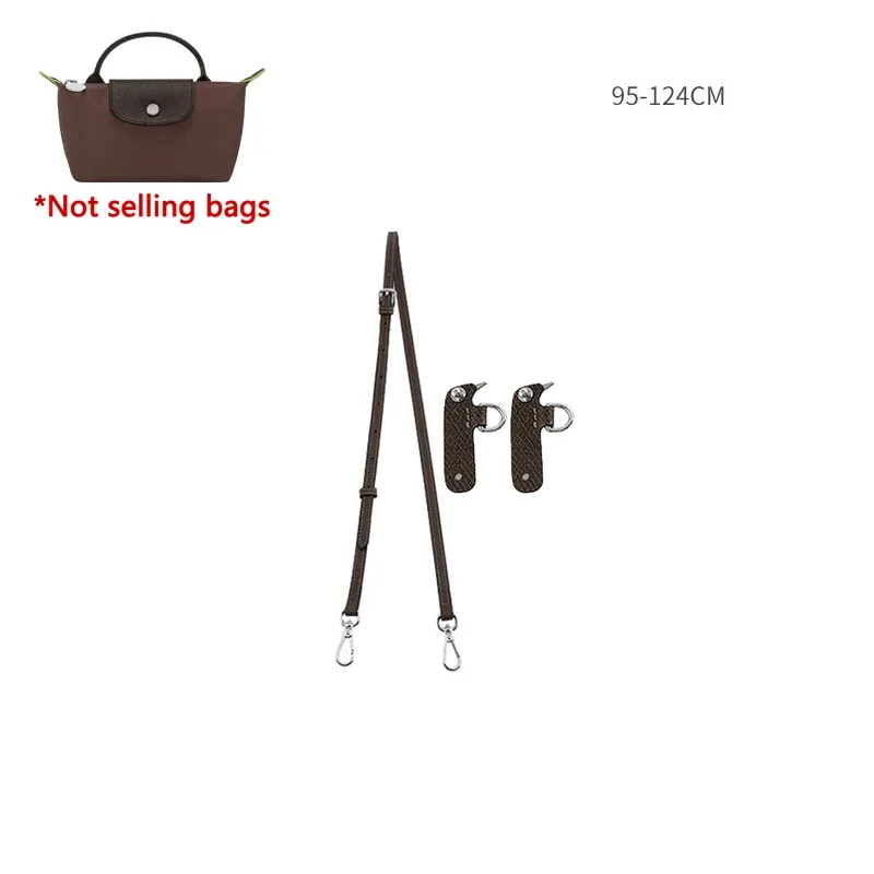 sangle d'épaule en cuir véritable adaptée au sac longchamp mini le pliage, accessoires de sangle de sac bandoulière sans perforation