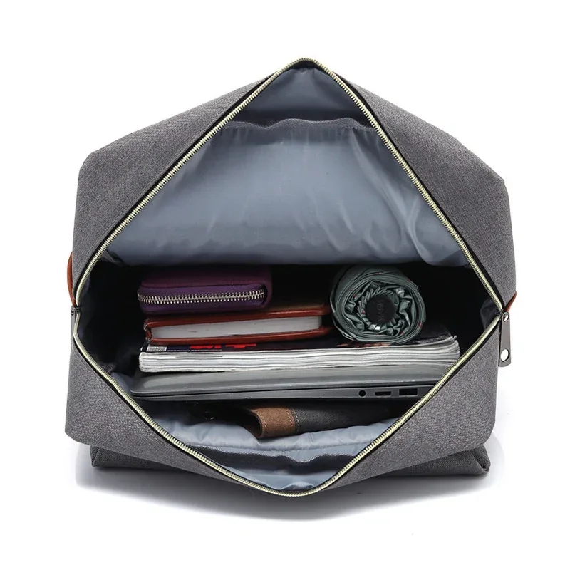 vintage unisexe oxford sacs à dos imperméables grande capacité hommes sac de voyage femmes étudiants livres scolaires 16 pouces sac à dos pour ordinateur portable