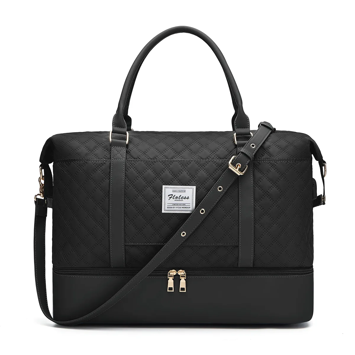 sac de week-end pour femme grand sac de voyage fourre-tout avec compartiment à chaussures pour les essentiels de voyage sac d'hôpital de nuit