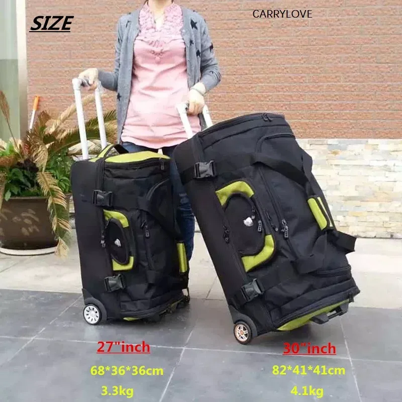 snugcozy sac à dos étanche valise de voyage de haute qualité et grand volume bagages roulants femmes boîtier de chariot 27 "30" pouces boîte
