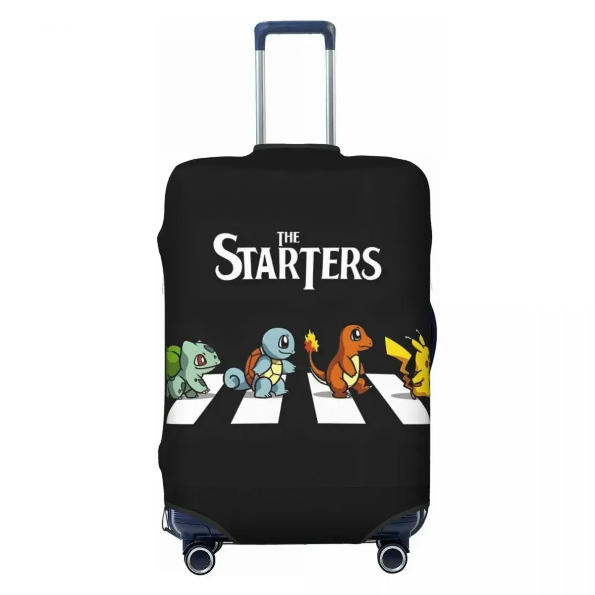 housse de bagage de voyage tendance, design p-pikachizer, élastique, convient aux valises de 18 à 32 pouces, anti-rayures, anti-poussière, lavable