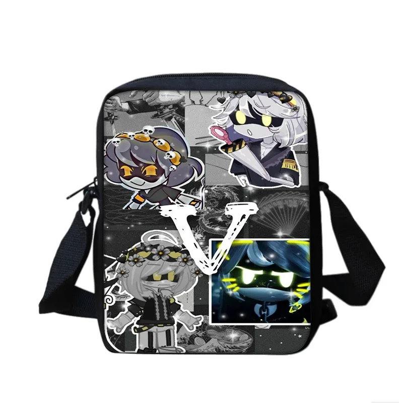 murder drones garçons et filles dessin animé imprimé sac à bandoulière enfants fourre-tout décontracté sac de téléphone hommes et femmes sac à provisions meilleur cadeau d'anniversaire