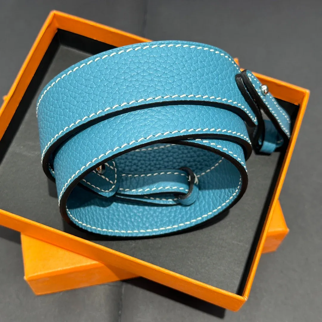 sangle en cuir véritable pour sac à bandoulière pour femme, accessoire de luxe pour sacs à main, sangle pour sacs h, sac de marque de créateur célèbre