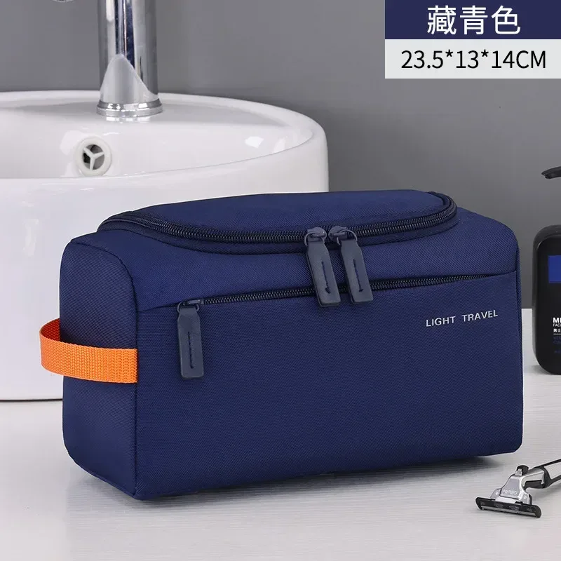 nouvelle trousse de toilette portable, ensemble de 3 pièces, essentiel pour les voyages, trousse de maquillage multifonctionnelle pour hommes, organisateur de cosmétiques, sac de rangement étanche