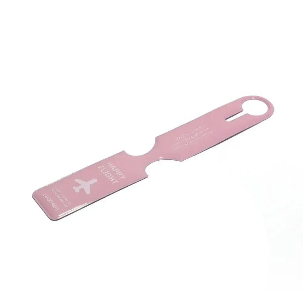 étiquette de bagage en pvc pour carte d'embarquement, étiquette nominative pour bagages, carte d'information, étiquette de valise d'avion, étiquette d'adresse