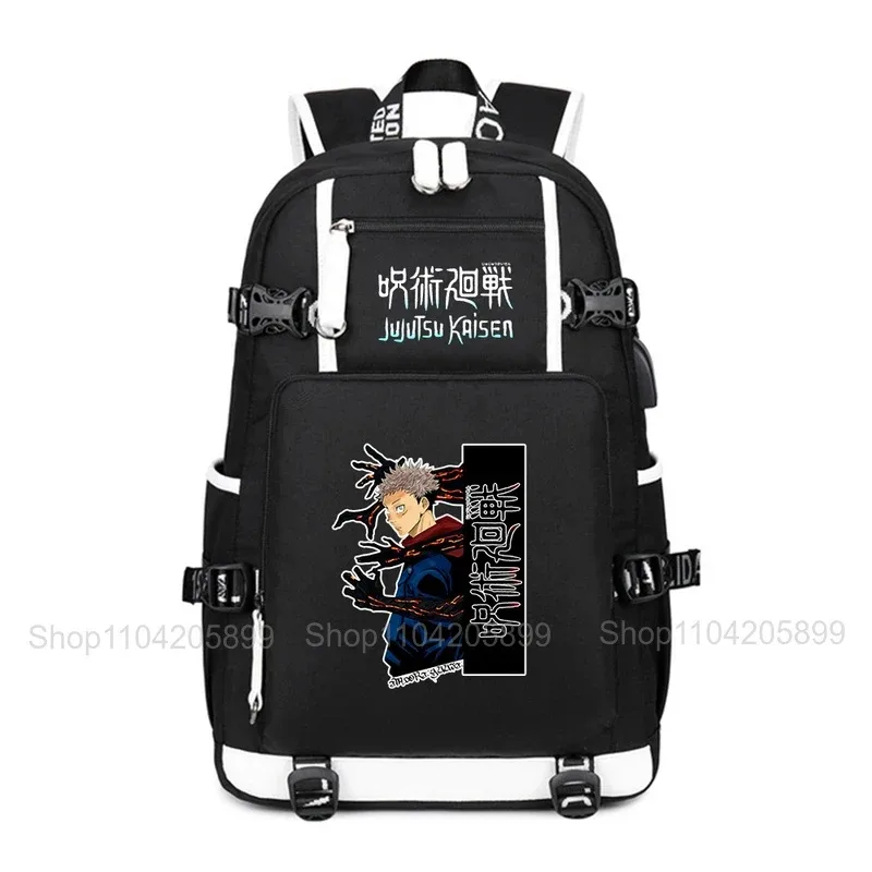 sac à dos jujutsu kaisen, mochila anime, cartable pour étudiants et adolescents, sacs d'école pour garçons et filles, grand sac à dos de voyage quotidien, cadeau