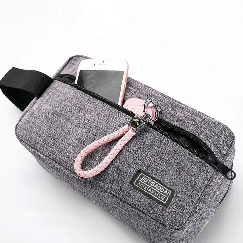 trousse de toilette pour homme, organiseur de maquillage de voyage, pochette de rangement grande capacité, design durable et tendance, idéale pour un usage quotidien
