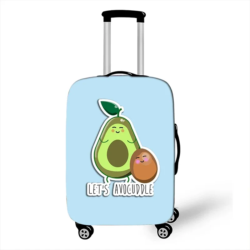 juste de bagage à motif d'avocat de style drôle, étui de protection anti-poussière pour valise logique, mode, 18 "-32"