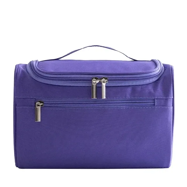 grande trousse de toilette imperméable pour femmes et hommes, organiseur de voyage avec compartiments de rangement