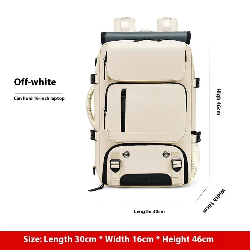 grand sac à dos de voyage, sac à dos embarquable, chargement usb, étanche, sac à dos de voyage extérieur, compartiment à chaussures indépendant