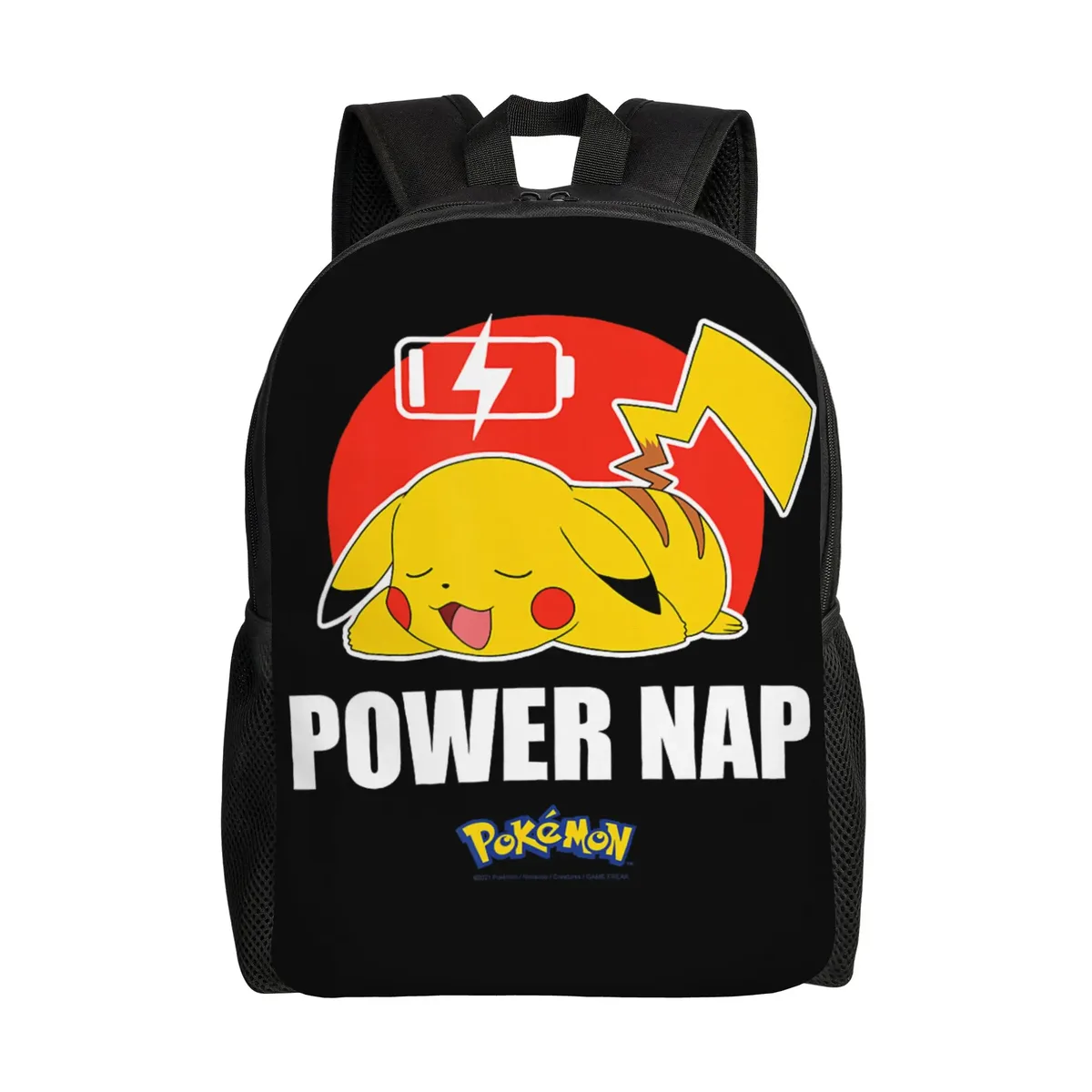 sacs à dos pokemon pikachu anime lightning scence daypack mochila school retro sac à dos lavable
