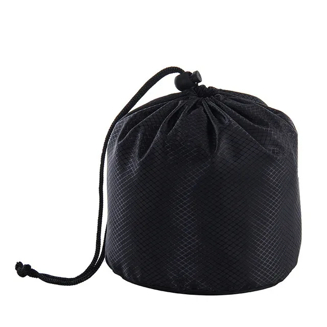 sac de rangement d'oreiller en mousse à mémoire de forme pour avion de voyage portable, sac de rangement d'oreiller en forme de cylindre, appui-tête de voyage, organisateur de coussin, sac d'emballage