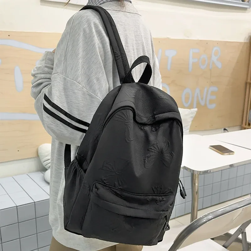 sac à dos de grande capacité, sac à dos simple pour étudiants, adapté aux étudiants, aux voyages, aux trajets quotidiens, à l'université, etc.