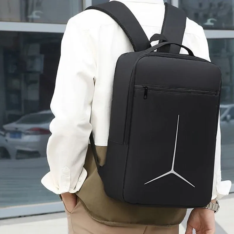 sac à dos unisexe pour ordinateur portable, tissu oxford, résistant à l'eau, grande capacité, décontracté, pour le travail quotidien, les voyages, l'école