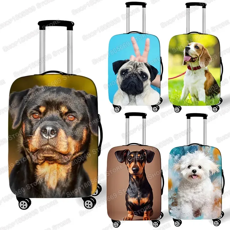 Housses de bagage de troupeau des contribuables allemands, housse de protection anti-poussière élastique, étui à bagages Bulldog BelaurTravel, housses de valise, 18-32 ans