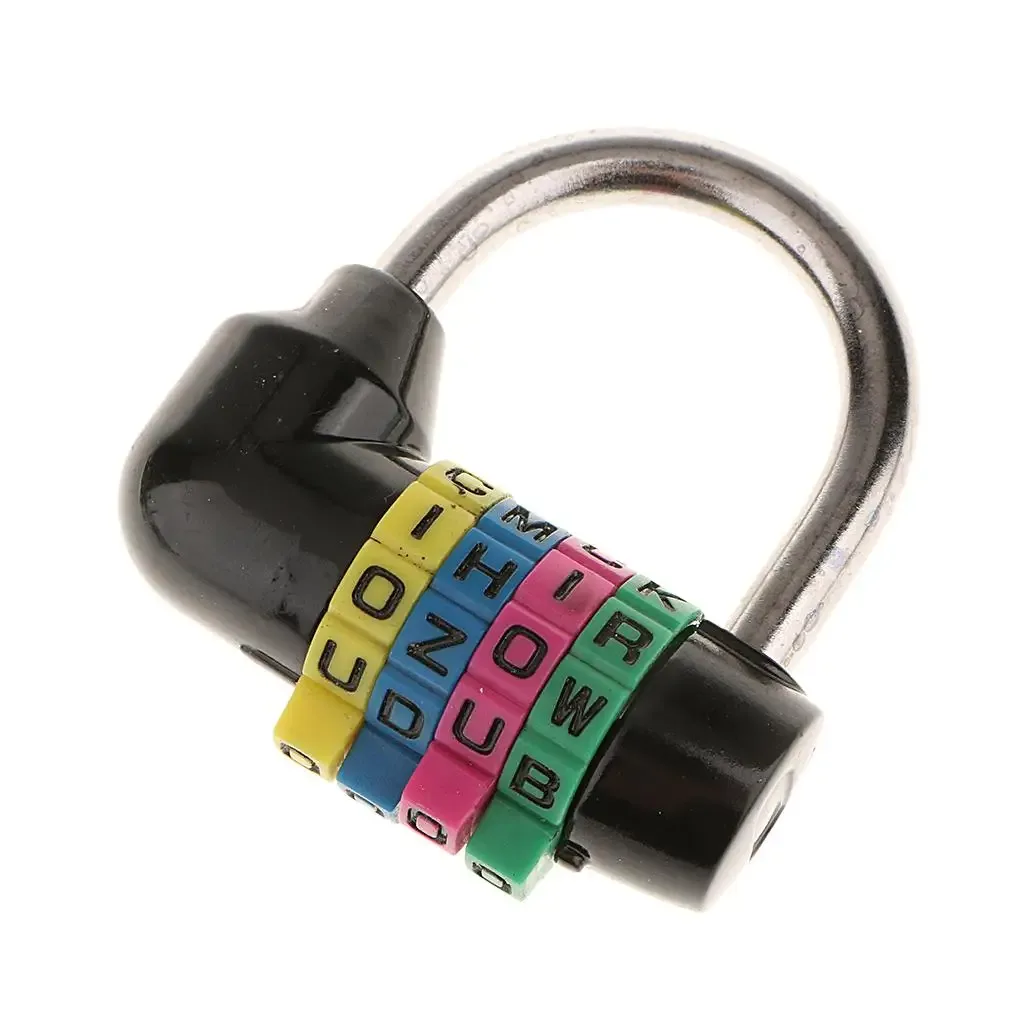 Cadenas à combinaison à 4 chiffres en alliage de zinc, durable, pour valise, casier de gym, mallette de sécurité