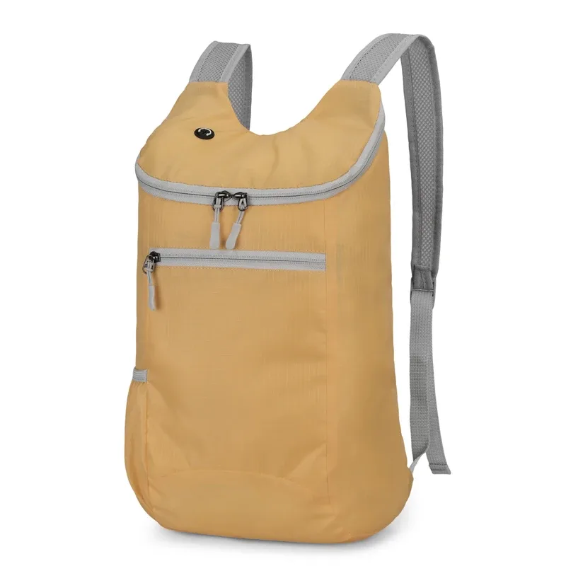 sac à dos de sport de plein air en nylon léger unisexe pliable compact sac à dos décontracté sac à dos de randonnée petit sac de randonnée