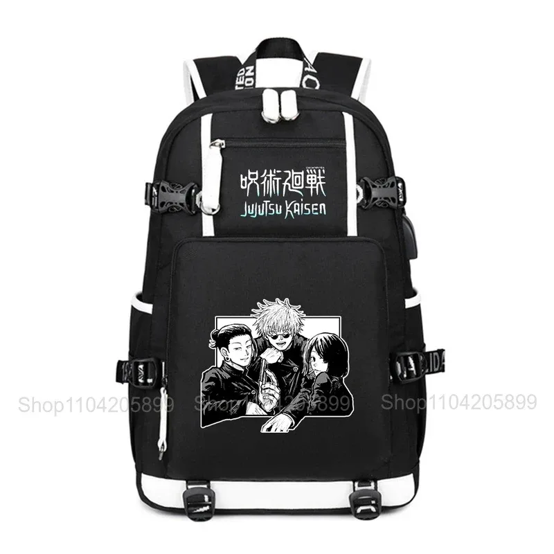 sac à dos jujutsu kaisen, mochila anime, cartable pour étudiants et adolescents, sacs d'école pour garçons et filles, grand sac à dos de voyage quotidien, cadeau