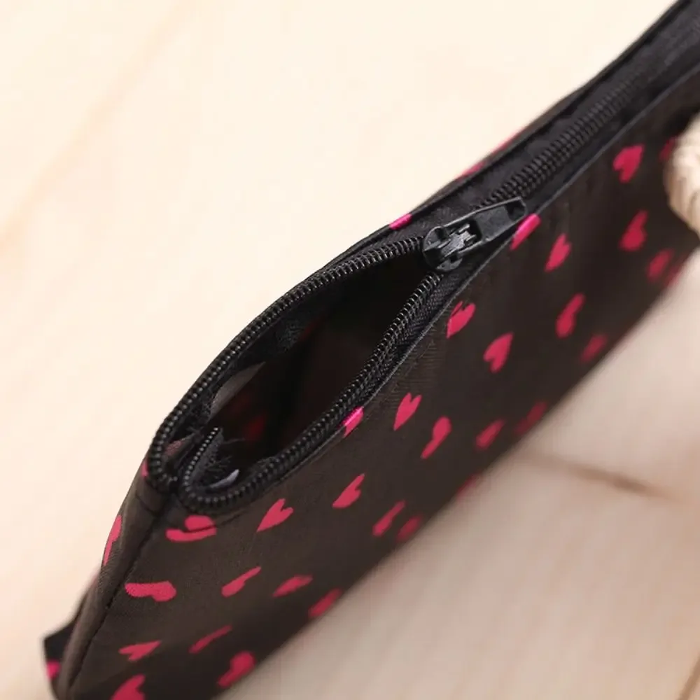 trousse de maquillage à motif de cœur, boîte de rangement de cosmétiques multifonctionnelle de grande capacité, organisateur de rangement professionnel peu encombrant