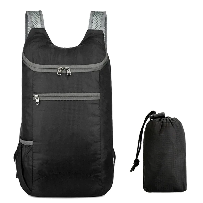 sac à dos pliable étanche pour hommes et femmes, sac de jour de voyage, sac de sport de loisirs, sac de camping portable, sac de randonnée, sac de plein air, grande capacité, unisexe